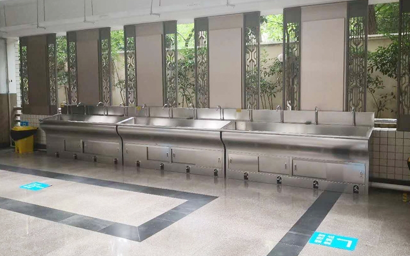 醫(yī)院用公共場(chǎng)所不銹鋼洗手池